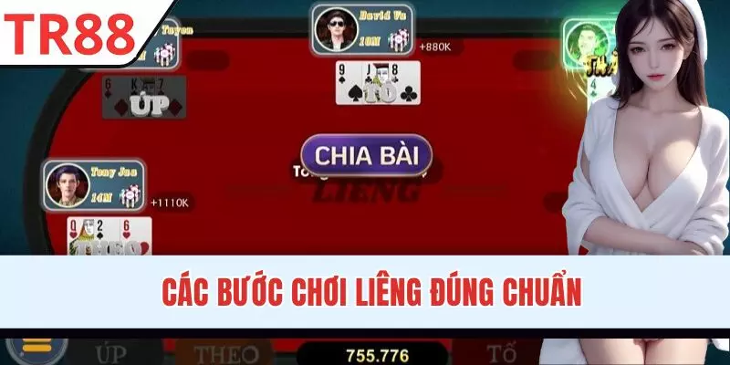 Quy trình chơi Liêng trực tuyến dễ hiểu